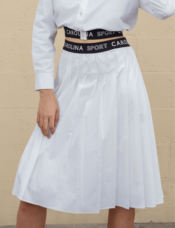 Falda Plisada Algodón