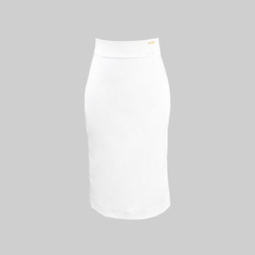 Falda Clásica Satin Crema