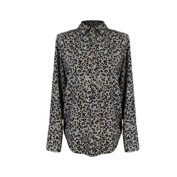 Blusa Clásica Camisera Gris