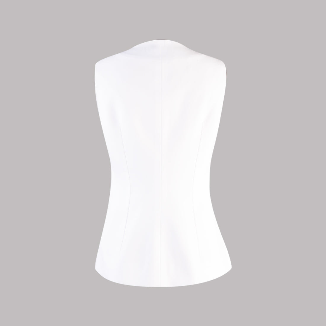 Chaleco Merino Blanco