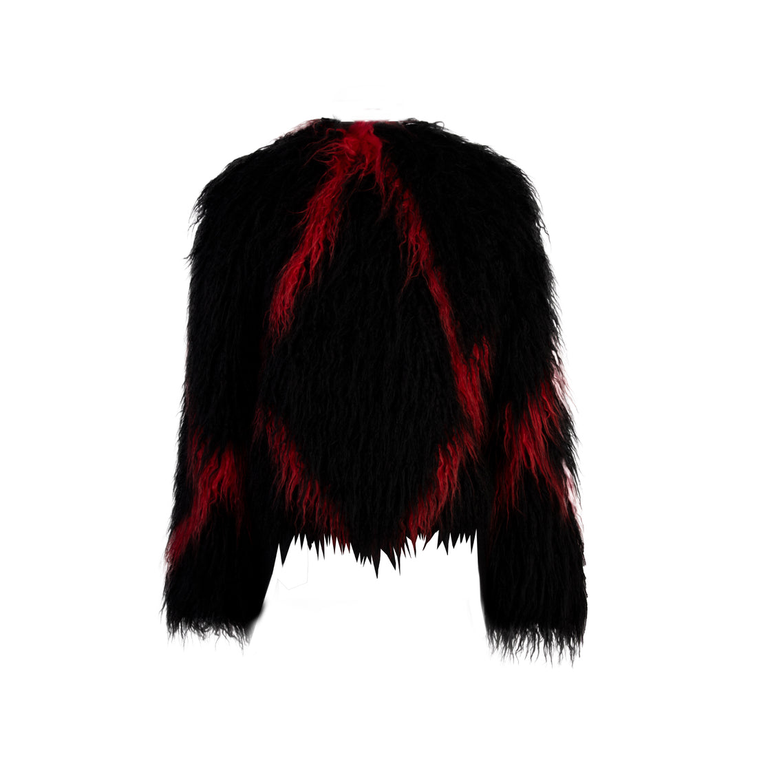 Casaca Faux Fur Cherry Wine
