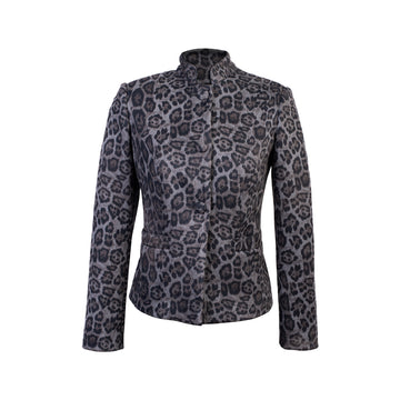 Saco Audacia Animal Print Gris