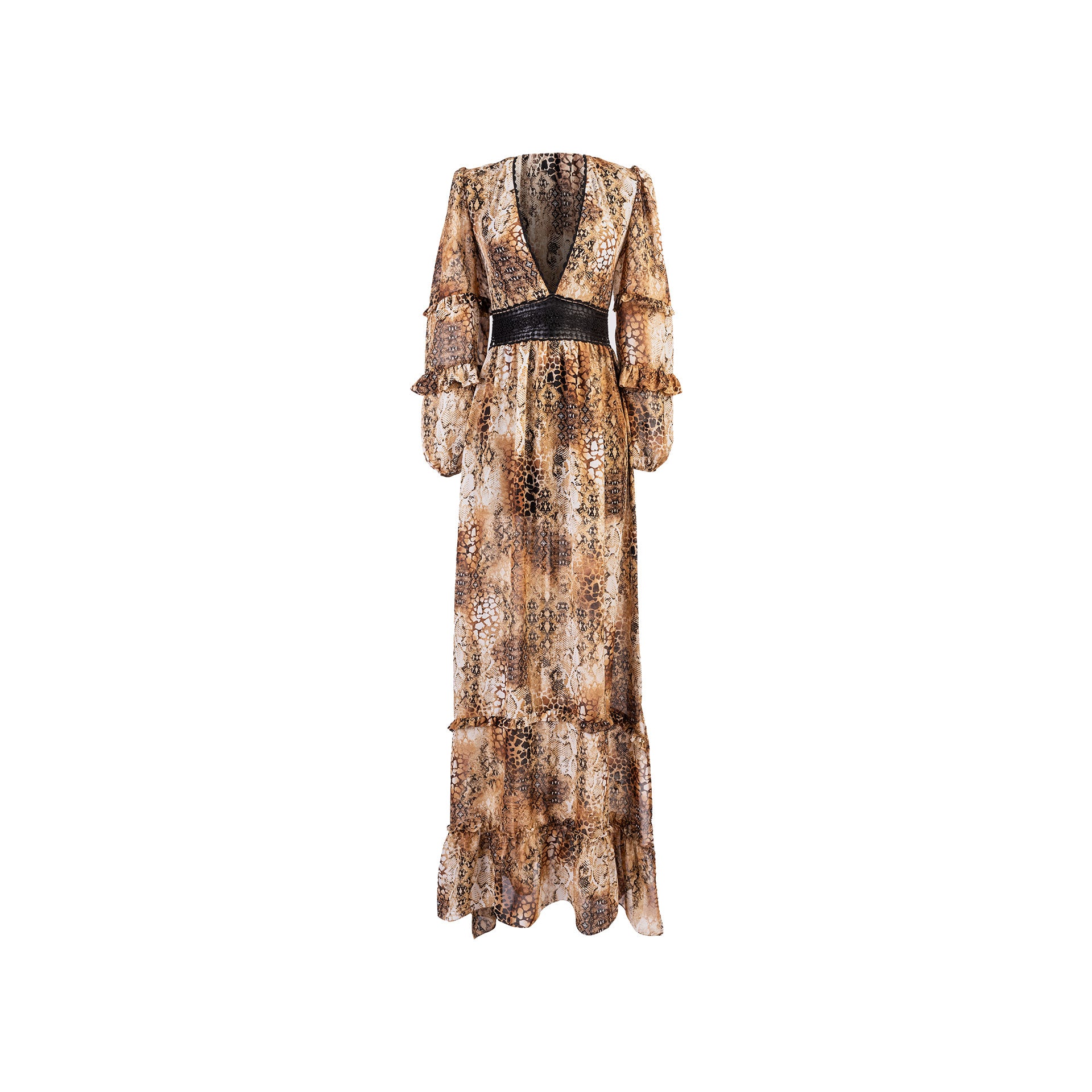 Vestido Uywa Beige