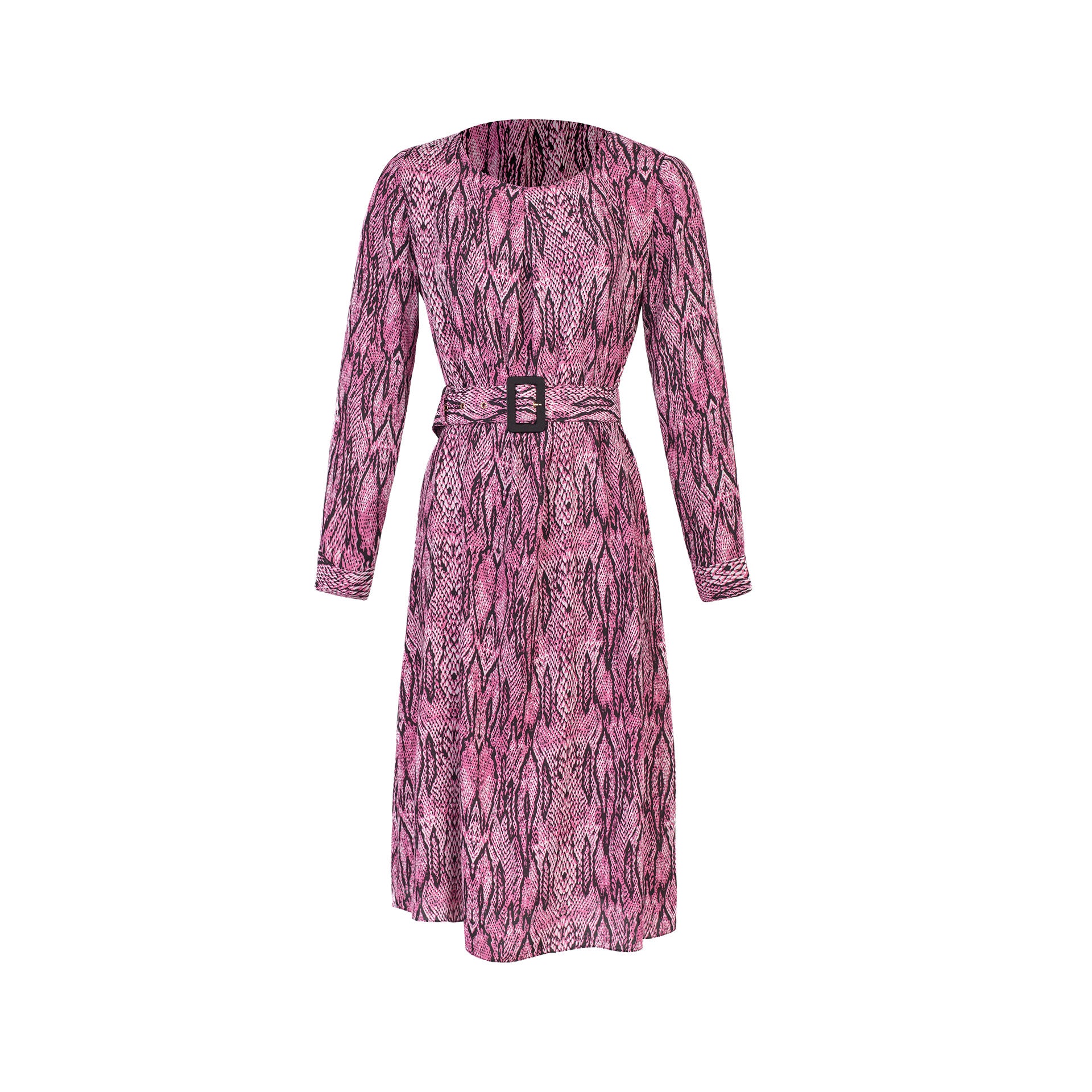 Vestido Midi Mantra Fucsia