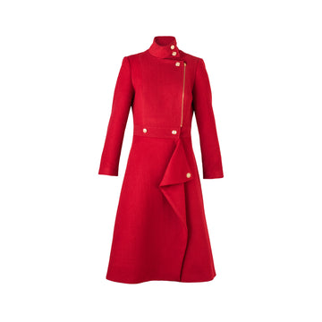 Abrigo Baby Alpaca Lorelei Rojo