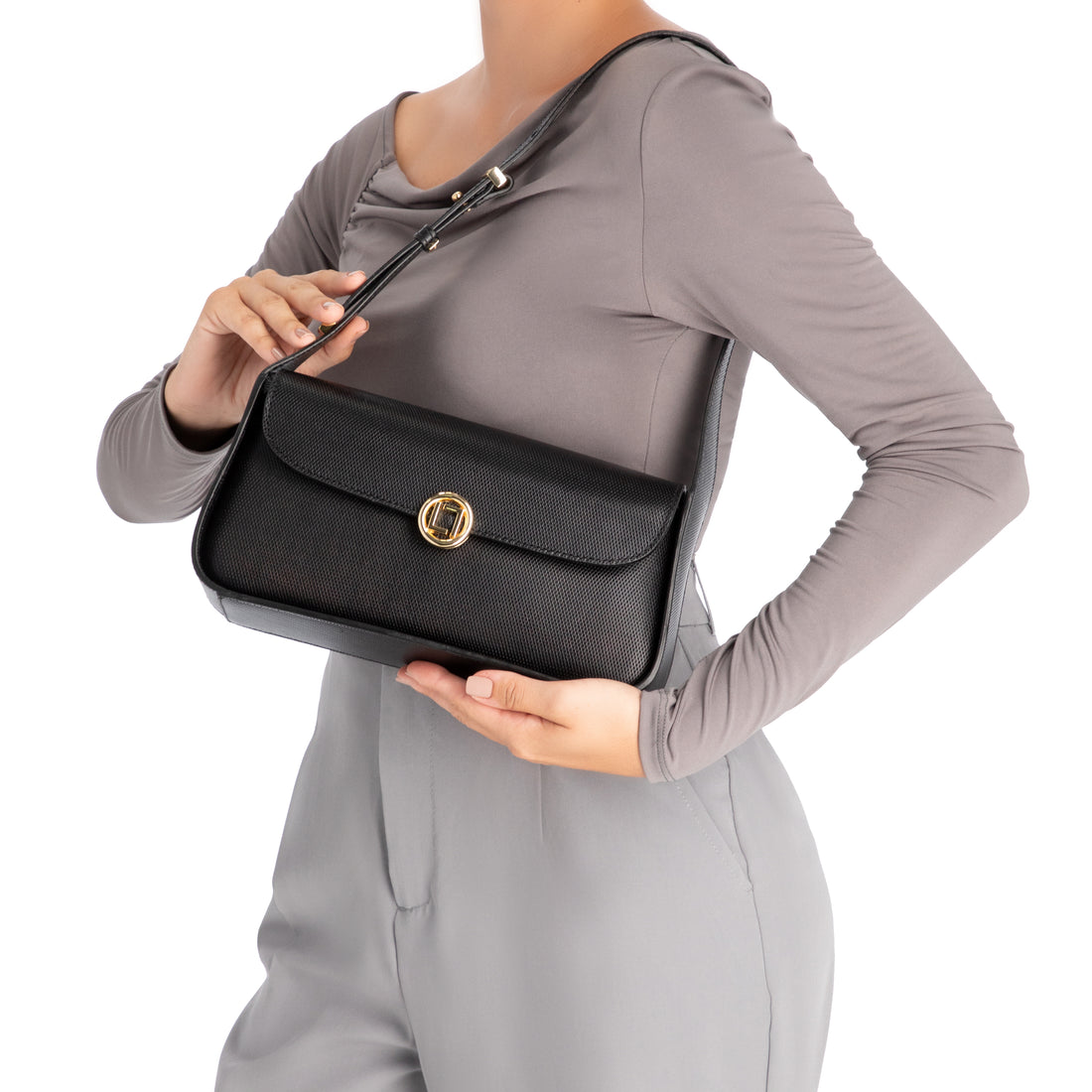 Bolso Baguette Flap Mediano LDL 2000609