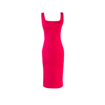 Vestido Imperio Fucsia