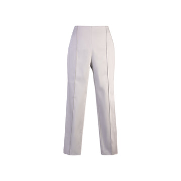 Pantalón Recto Satín Gris