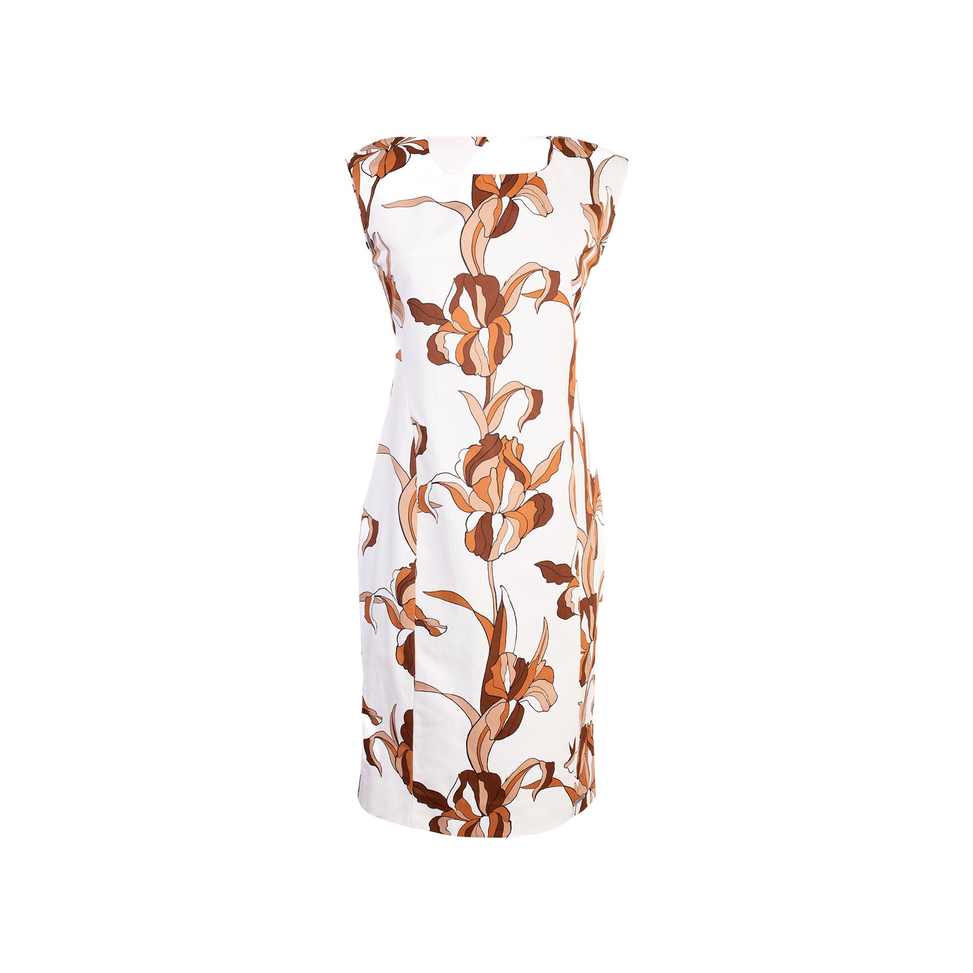 Vestido Escote Espalda Marrón