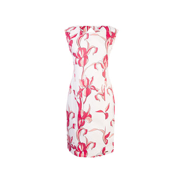Vestido Escote Espalda Fucsia