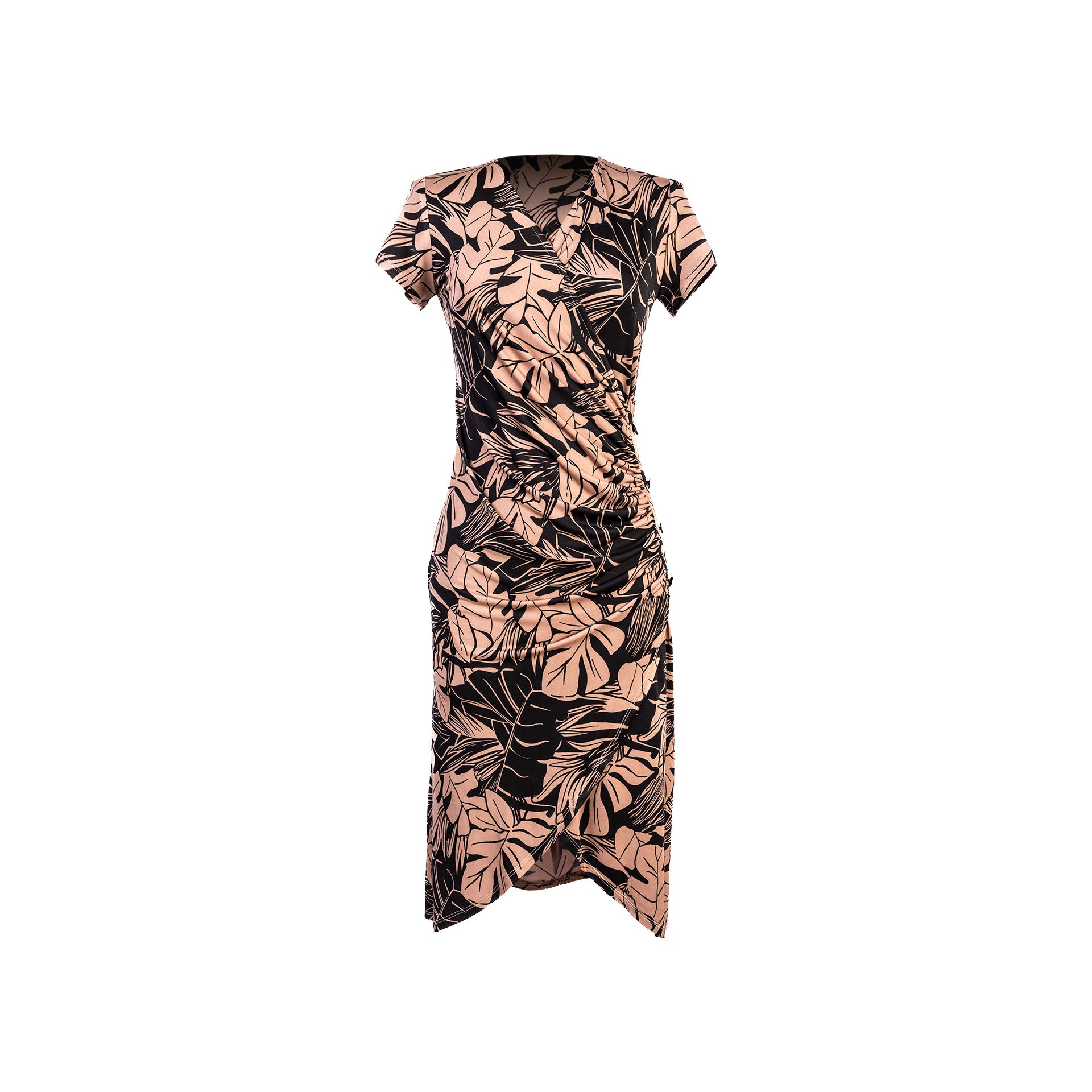 Vestido Asimétrico Vinca Beige