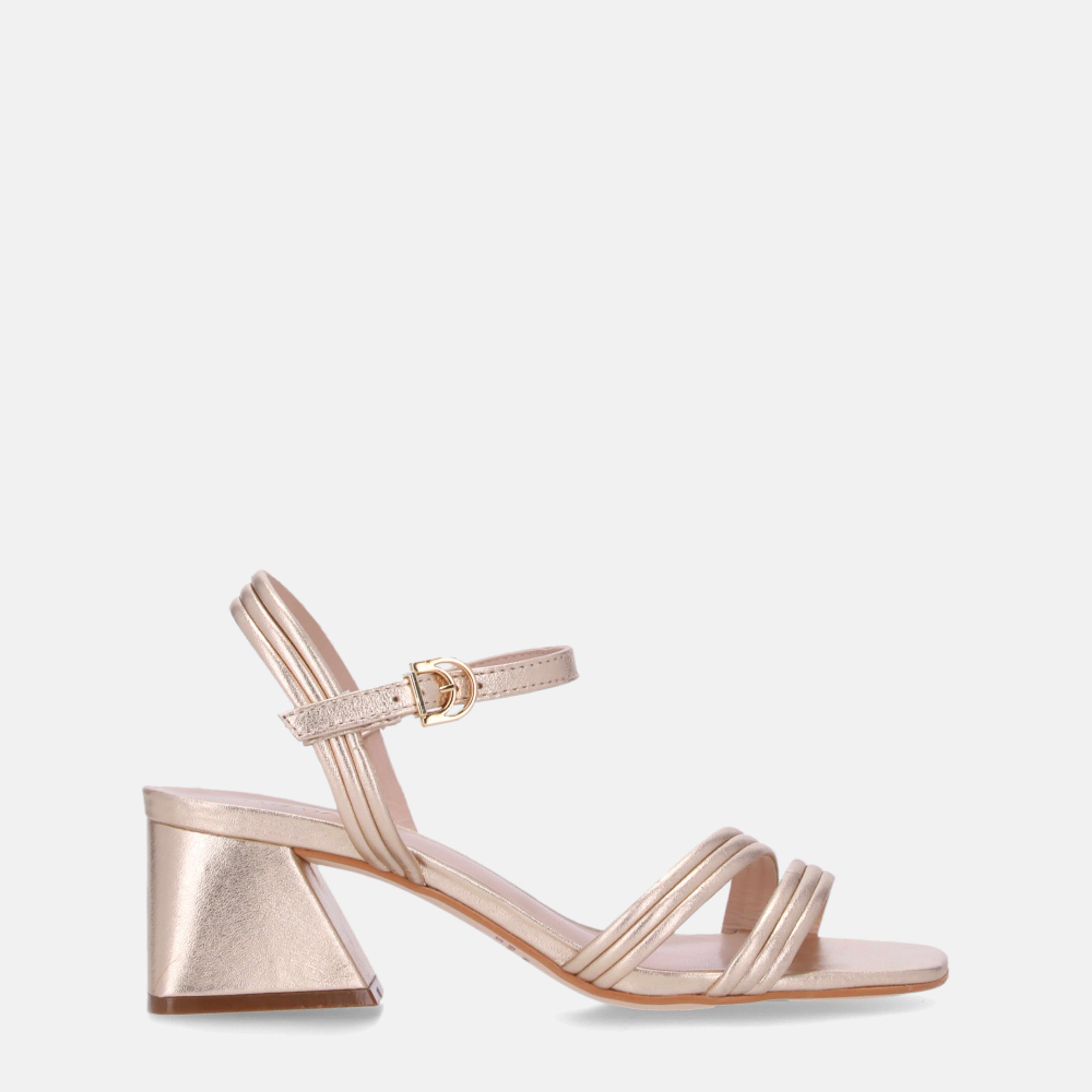 Sandalia Ankle Strap Mid Block LDL 60160020