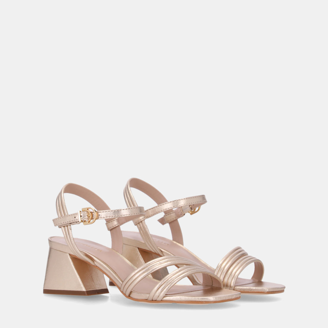 Sandalia Ankle Strap Mid Block LDL 60160020