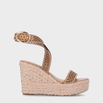 Sandalia Anabela Ankle Strap LDL 60440006