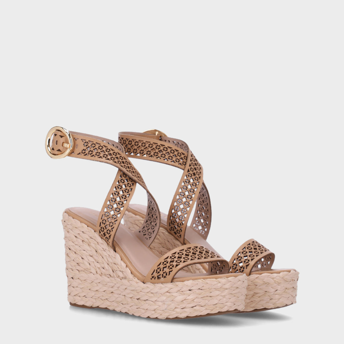 Sandalia Anabela Ankle Strap LDL 60440006