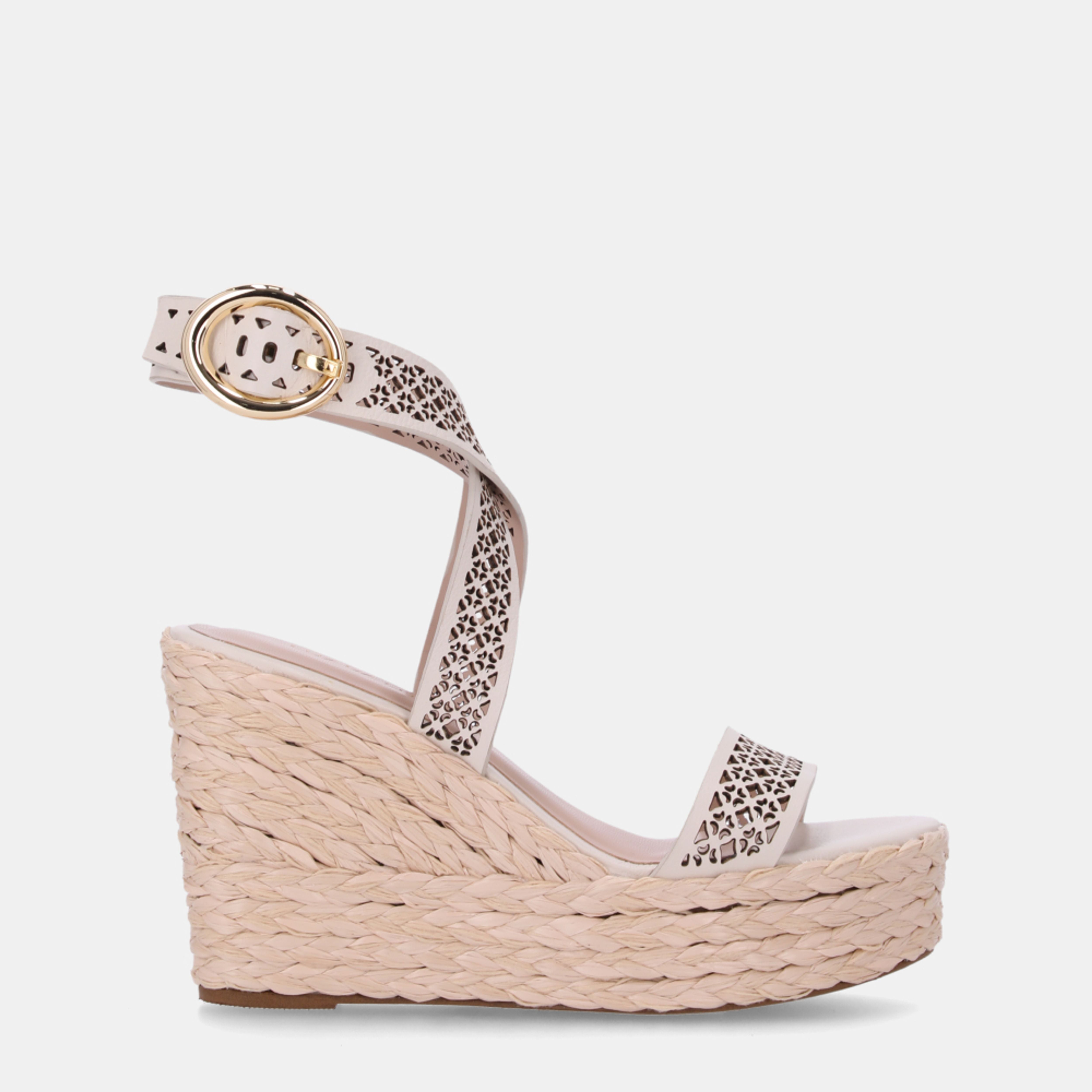 Sandalia Anabela Ankle Strap LDL 60440006