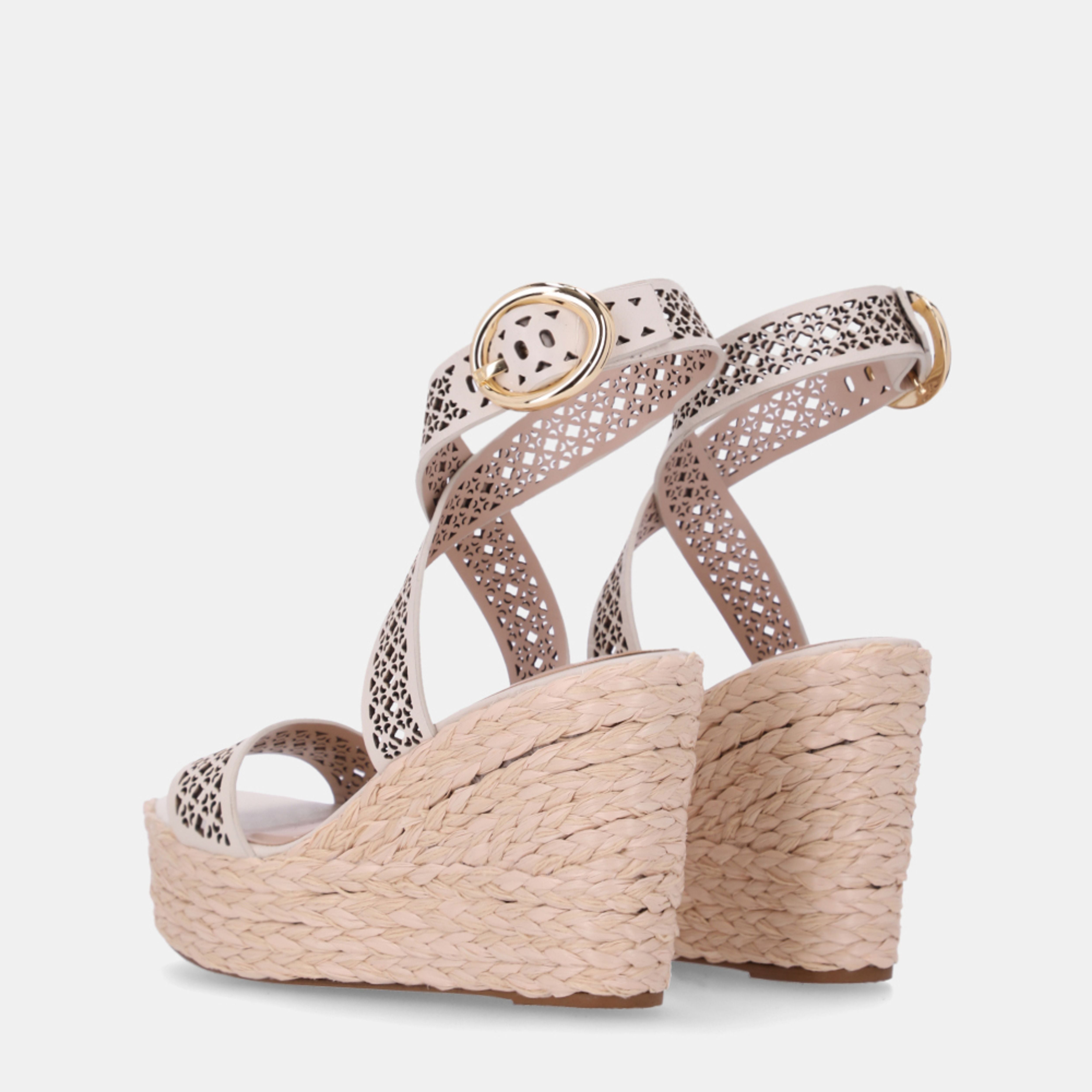 Sandalia Anabela Ankle Strap LDL 60440006