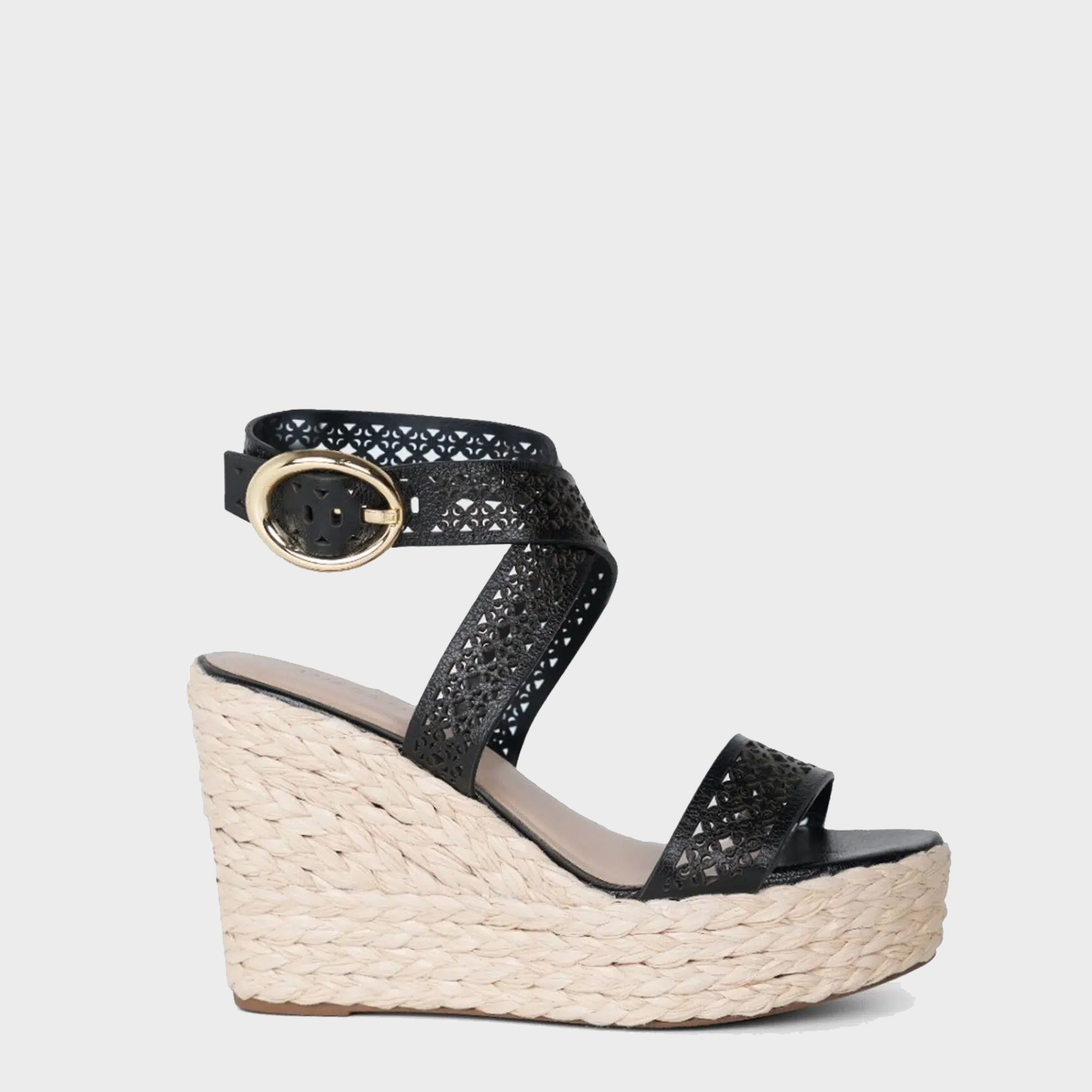 Sandalia Anabela Ankle Strap LDL 60440006