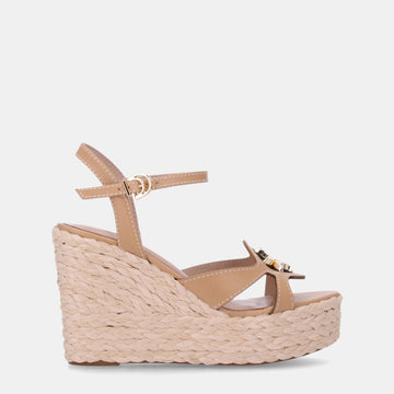 Sandalia Platform Moon Straw LDL 60440007