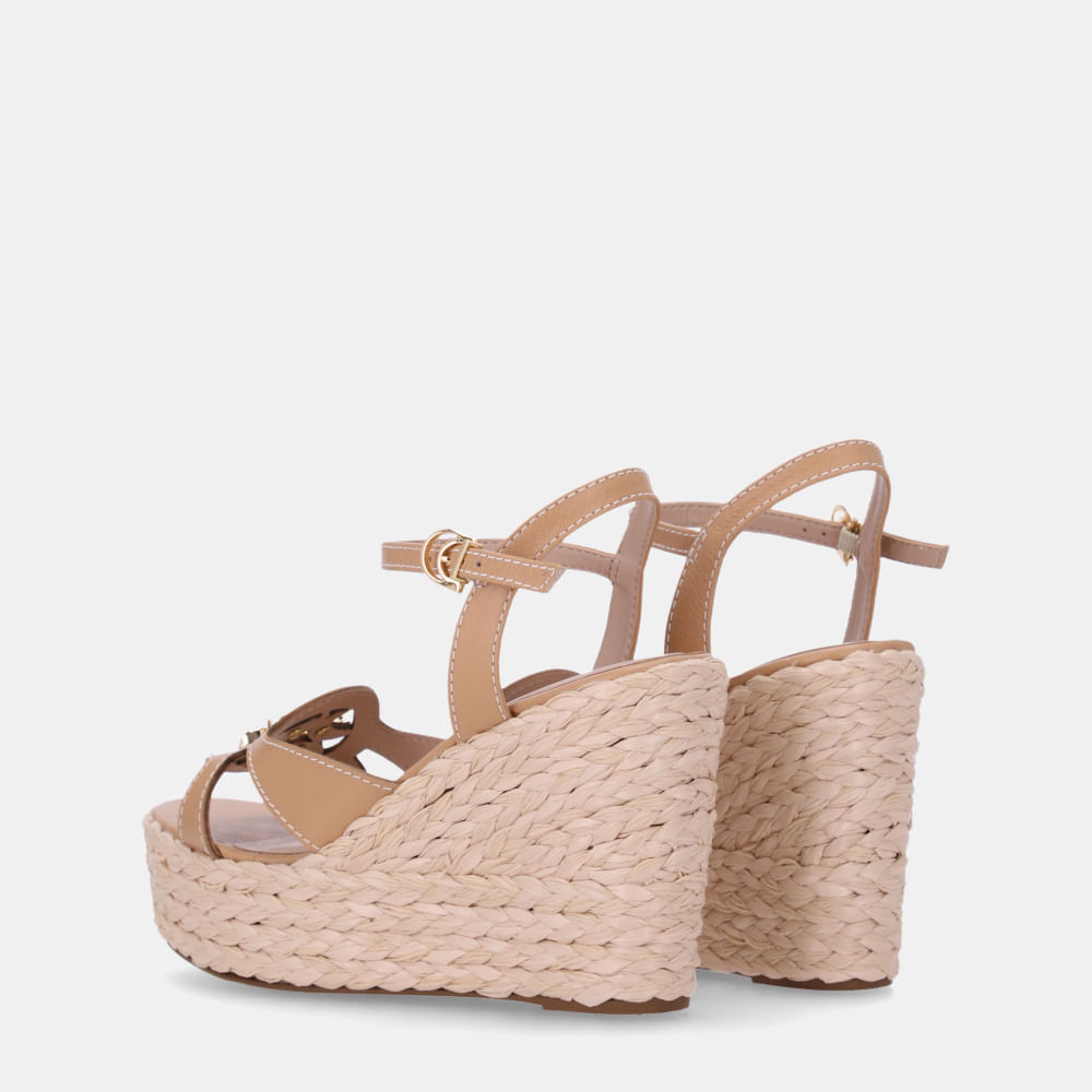 Sandalia Platform Moon Straw LDL 60440007