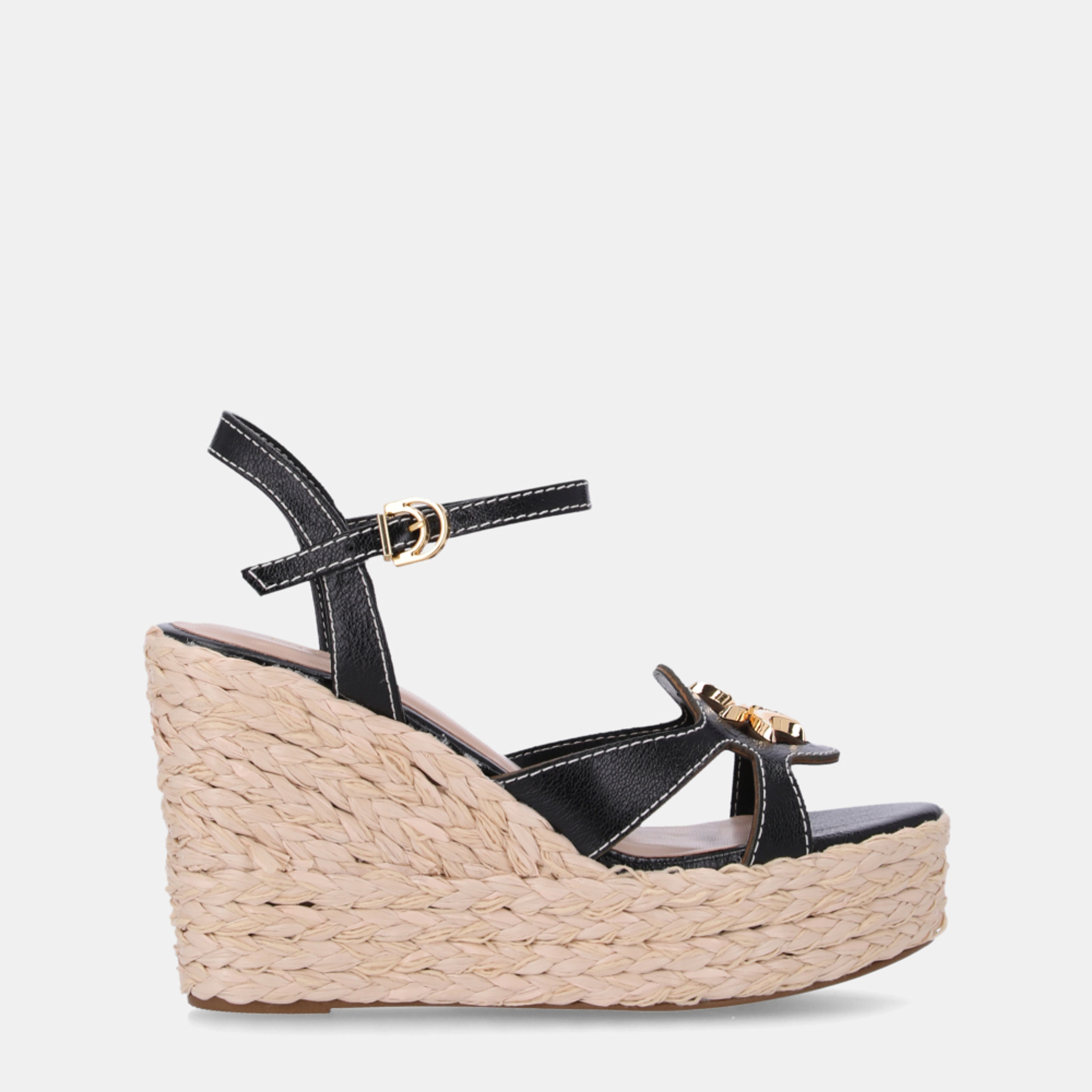 Sandalia Platform Moon Straw LDL 60440007
