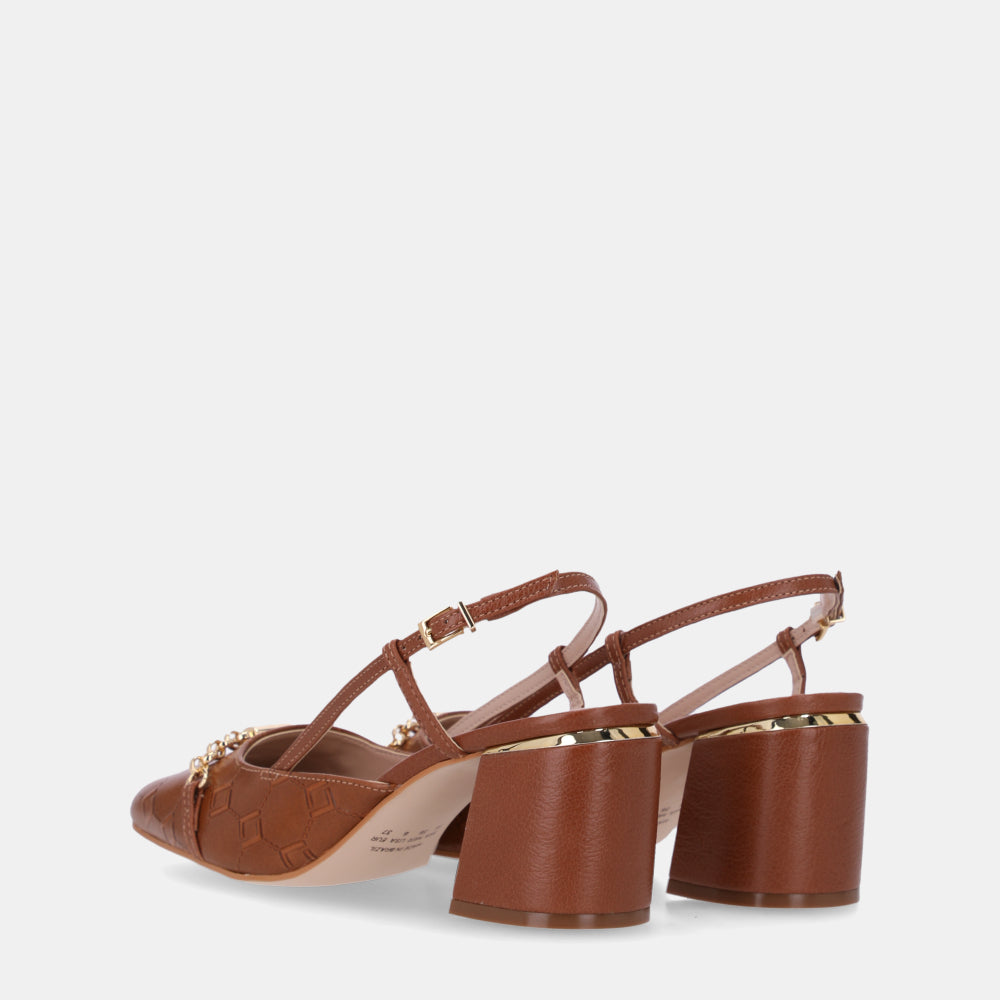 Zapato Luxe Slingback Block LDL 60770006