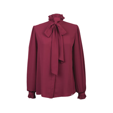 Blusa Gasa Arenisca Vino