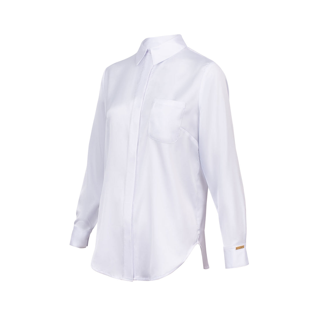 Blusa Clásica con Bolsillo Irene Blanco
