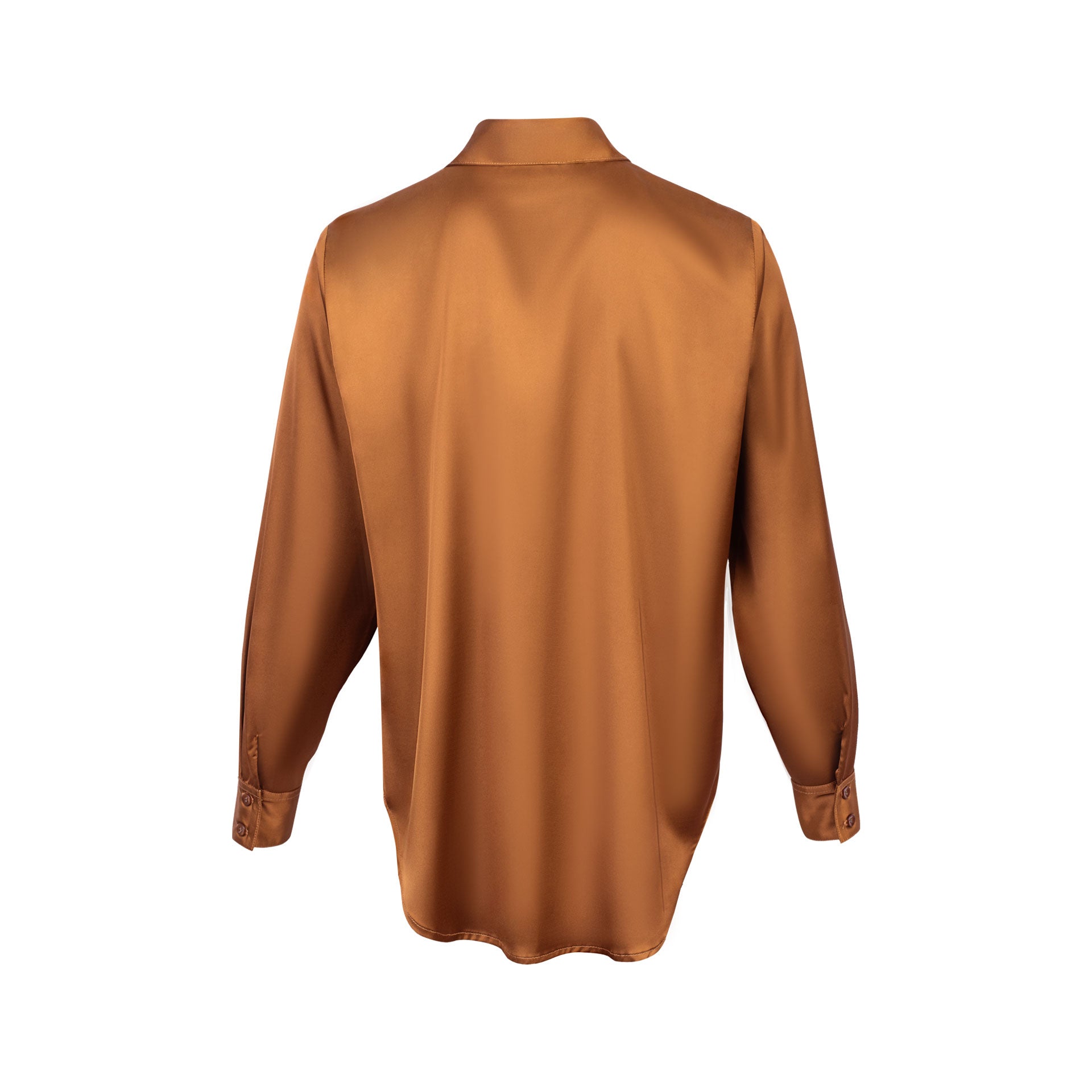 Blusa Clásica con Bolsillo Irene Camel