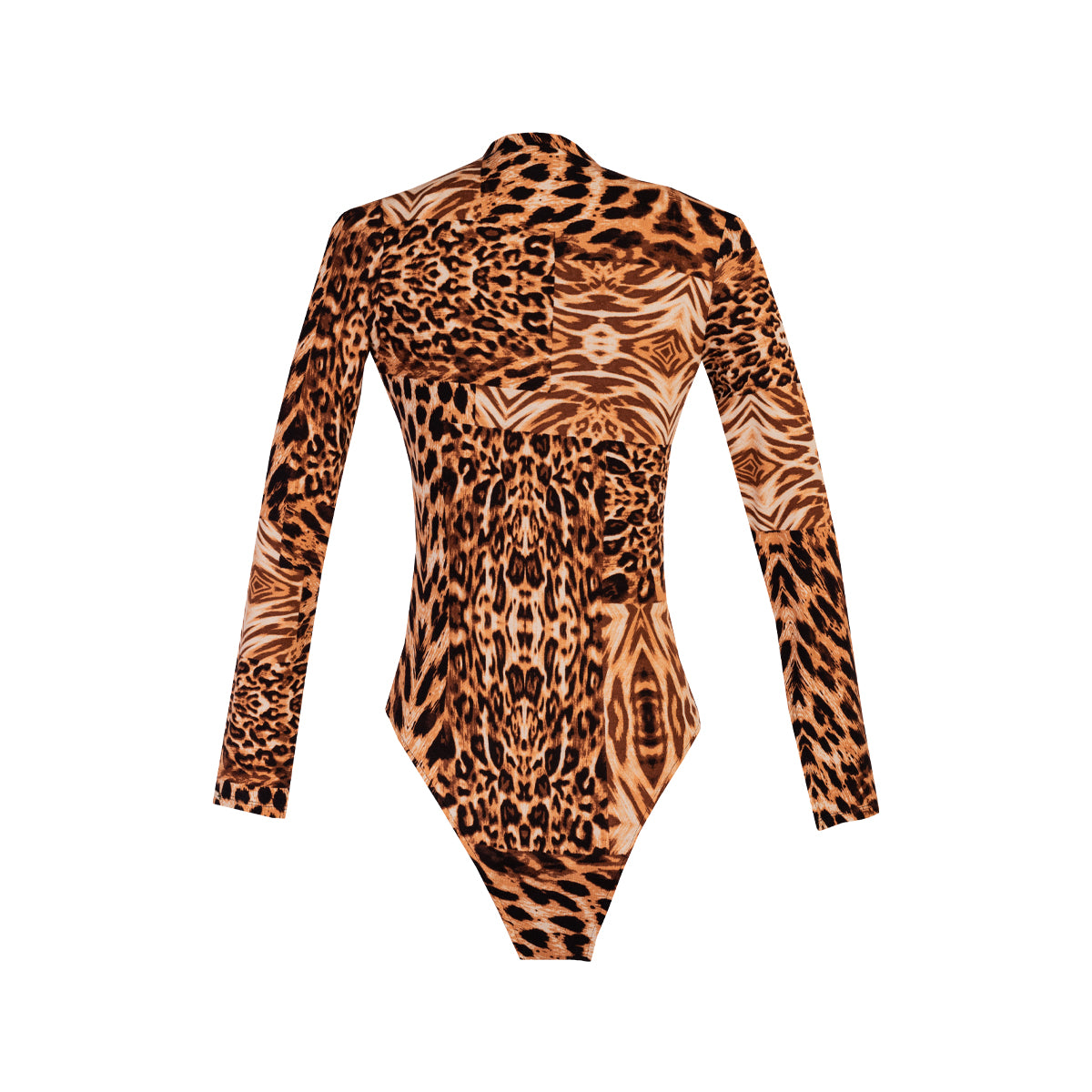 BODY M-L C/ PECHERA TERRACOTA MARRON DISEÑO