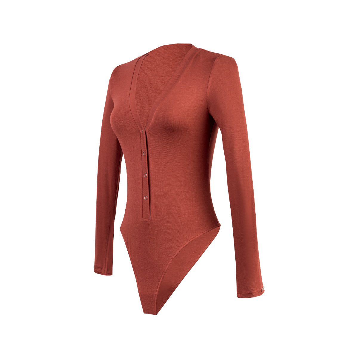 BODY M-L C/ PECHERA TERRACOTA GUINDA