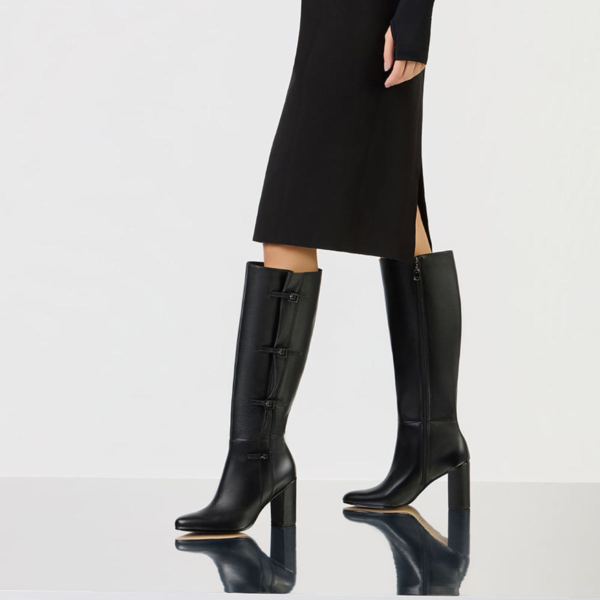 Bota Rebel Quad Block Heel LDL 56510034