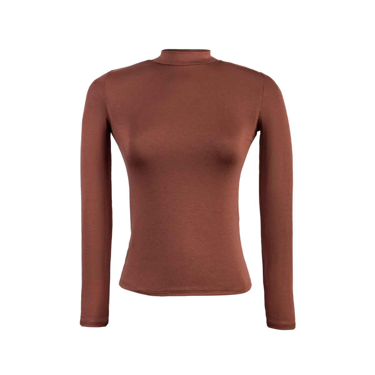 POLO M/L CUELLO CAFARENA USAMBARA MARRON