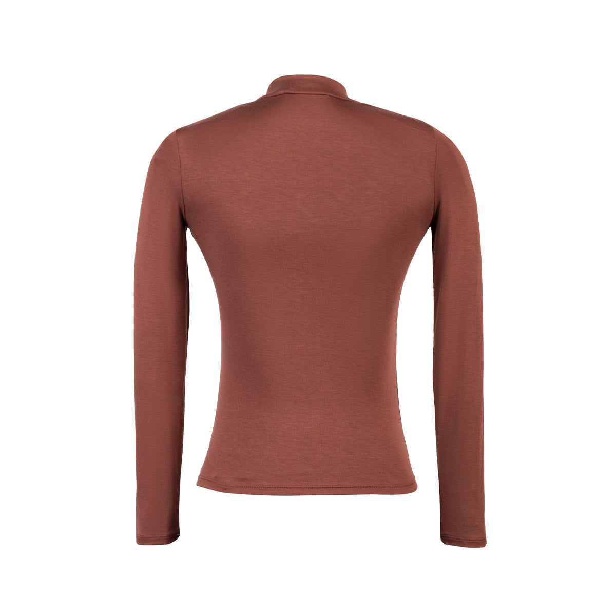 POLO M/L CUELLO CAFARENA USAMBARA MARRON