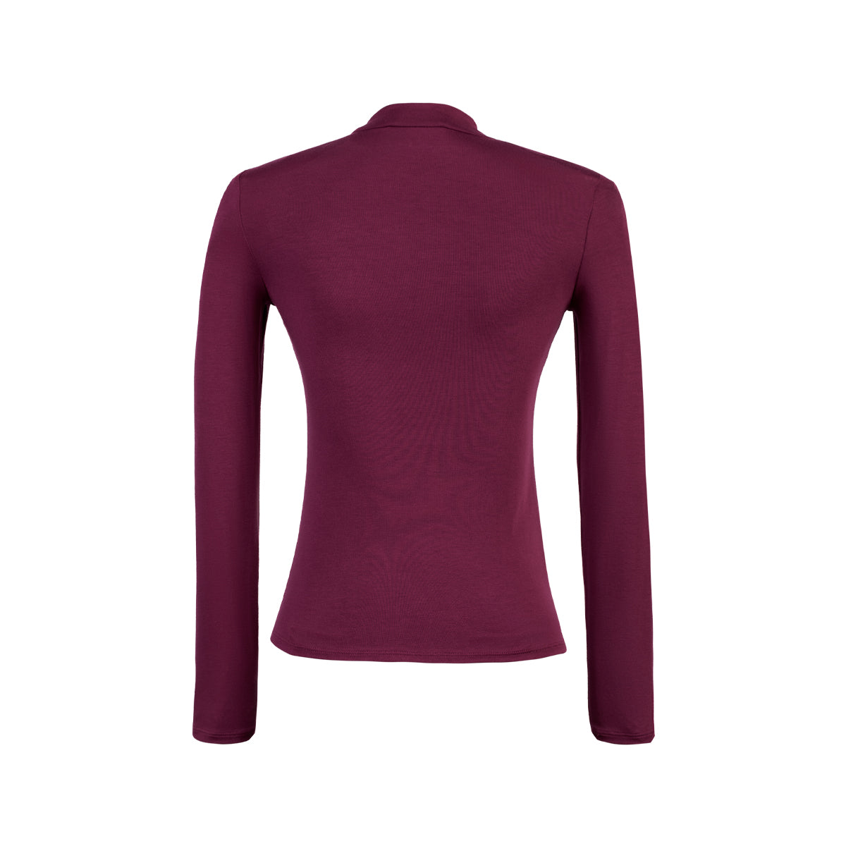 POLO M/L CUELLO CAFARENA USAMBARA VINO