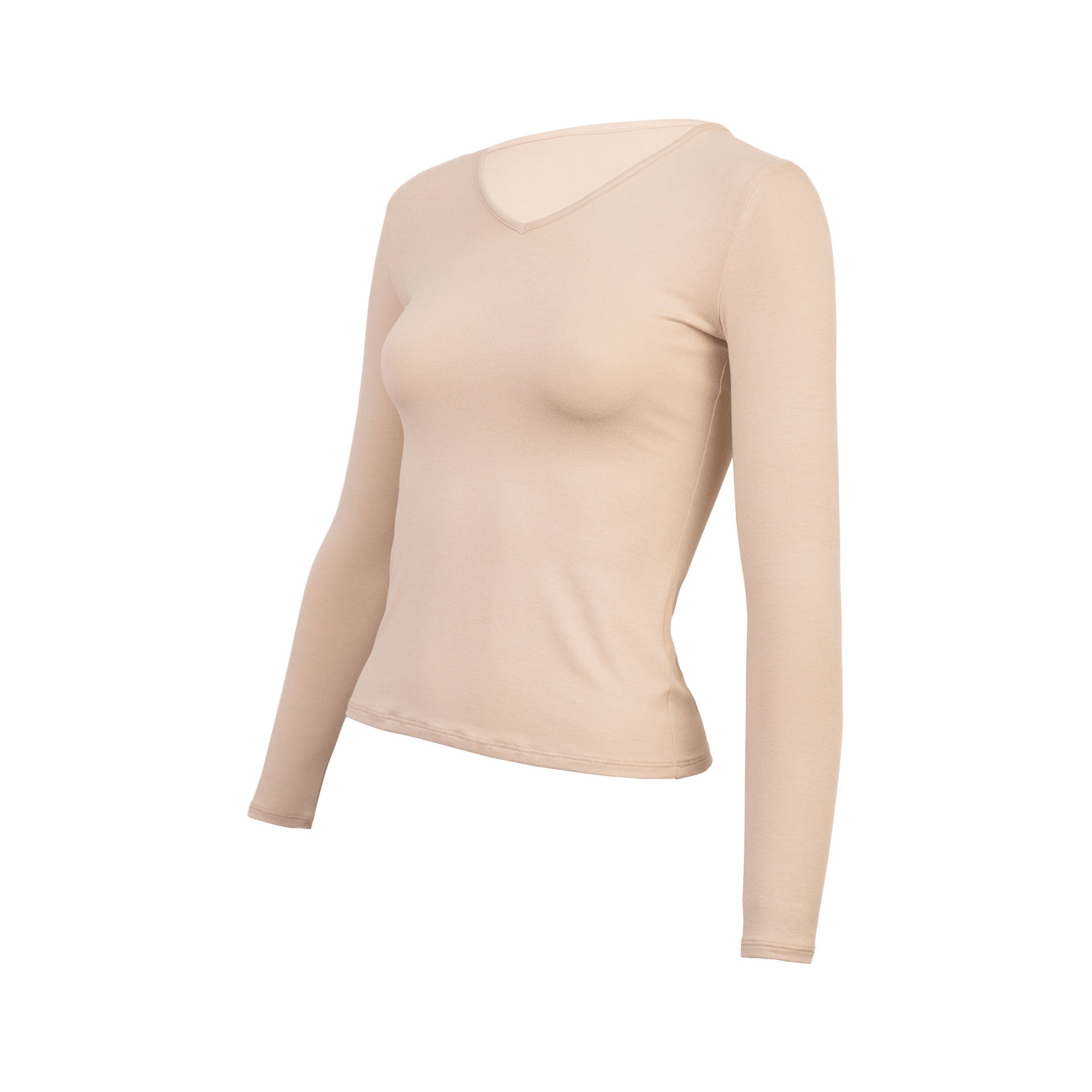 Polo Básico Vinca Cuello V Beige