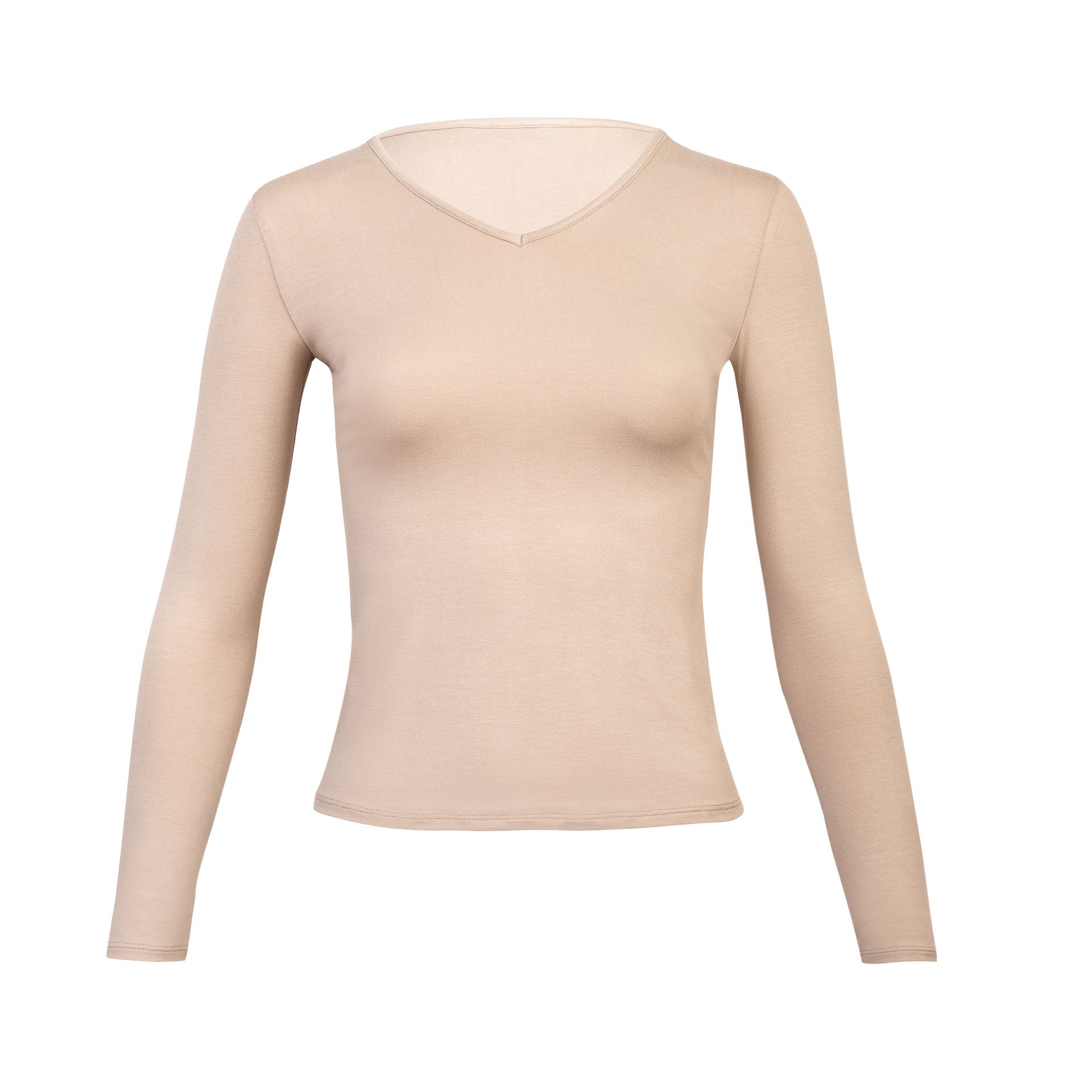 Polo Básico Vinca Cuello V Beige