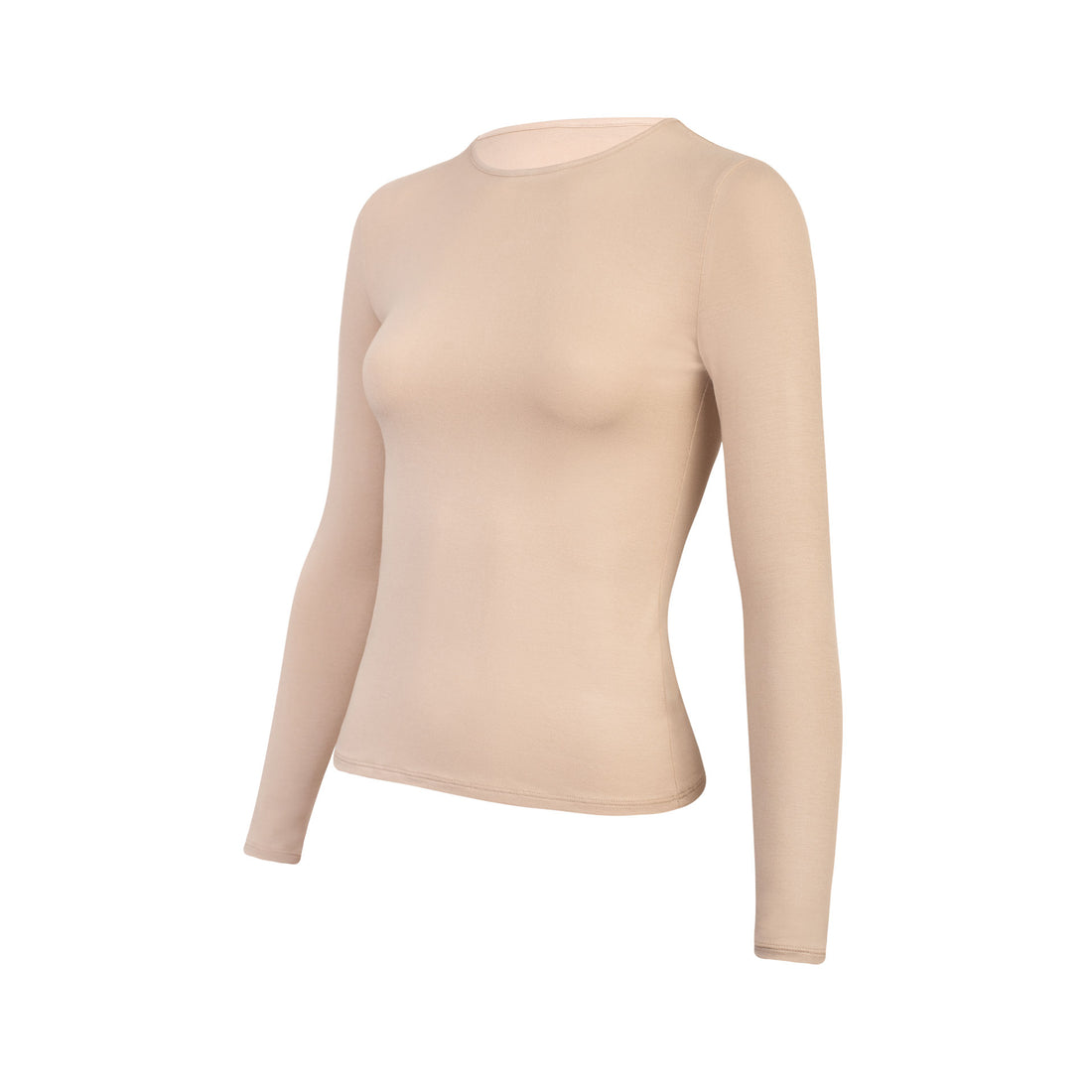 Polo Básico Vinca Cuello Redondo Beige
