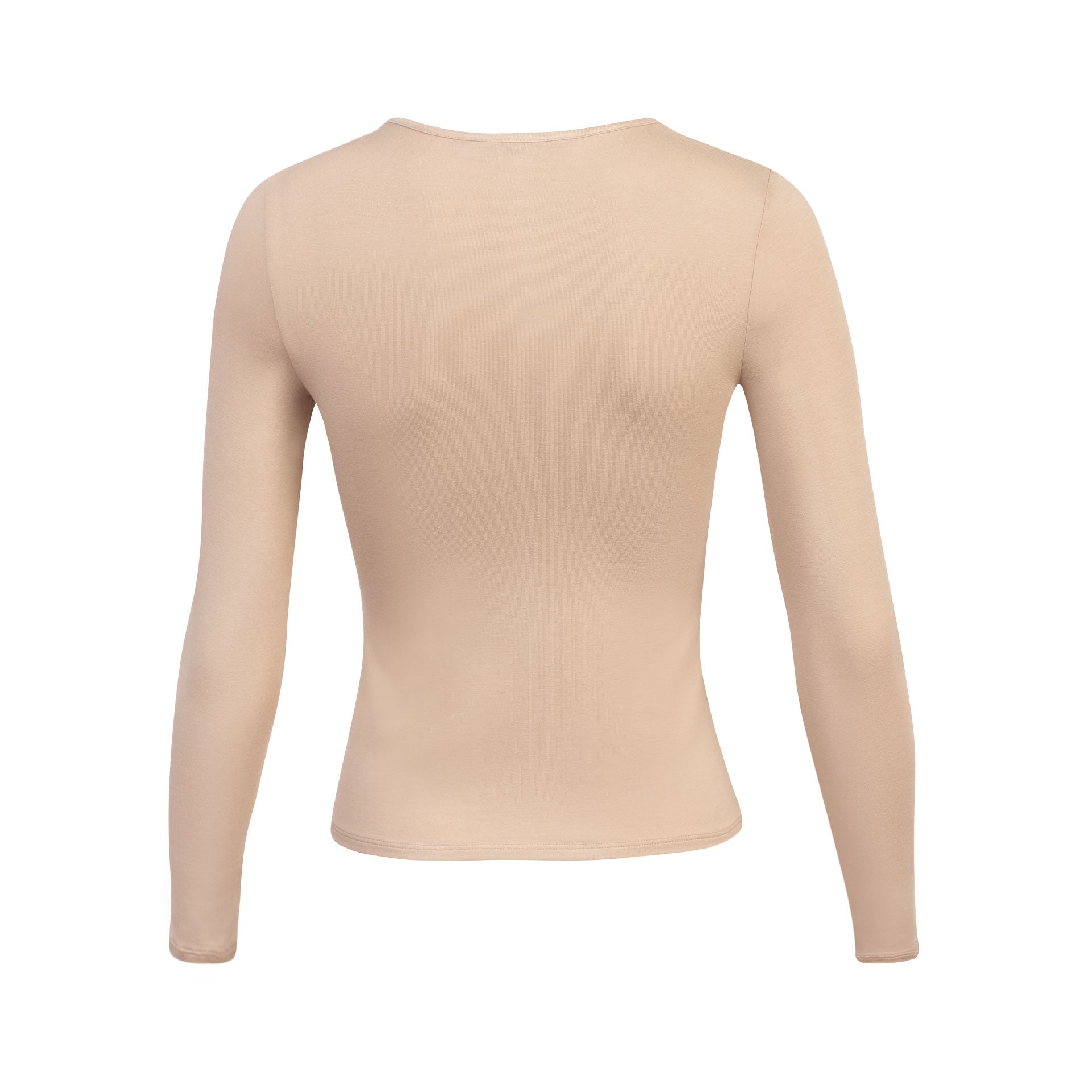 Polo Básico Vinca Cuello Redondo Beige