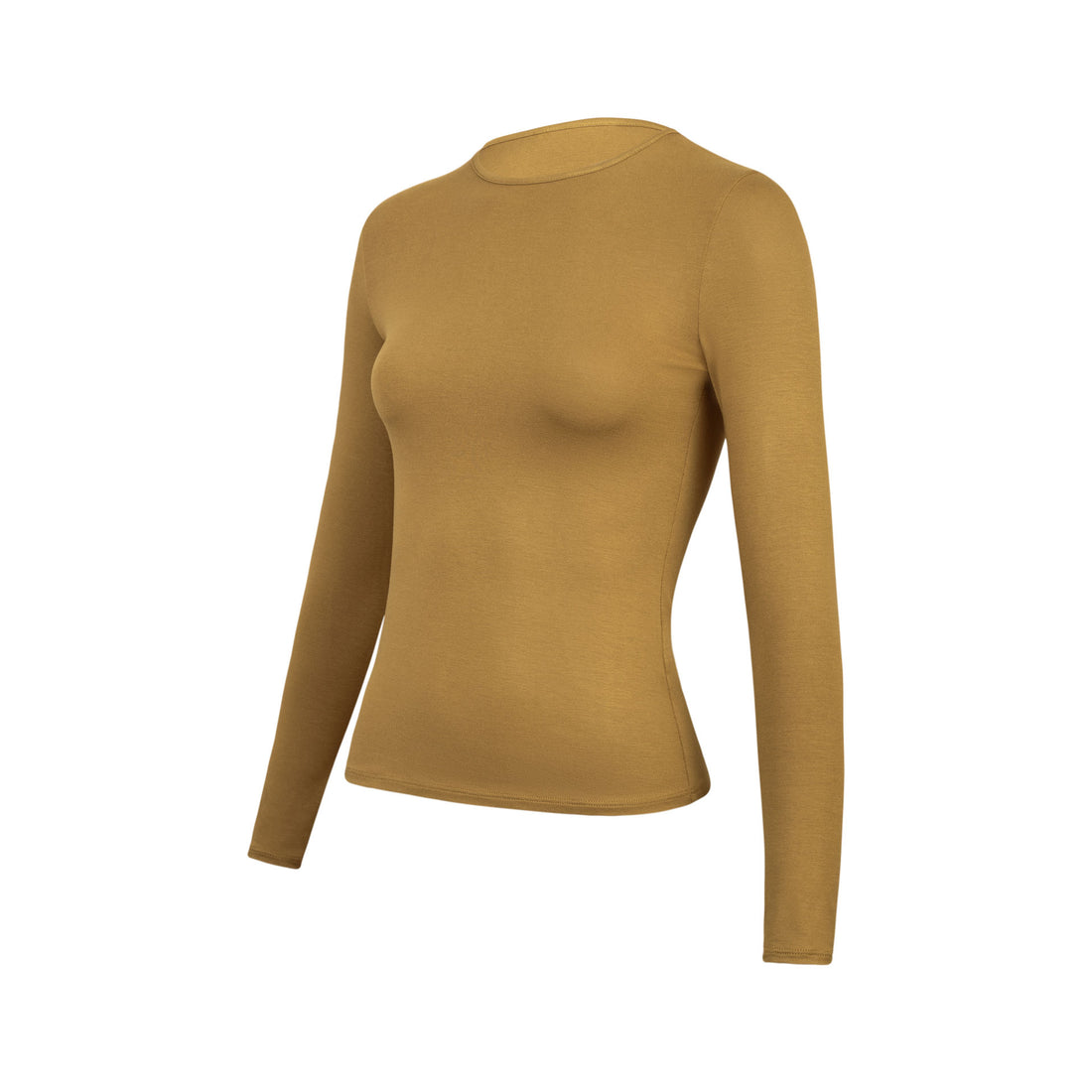 Polo Básico Vinca Cuello Redondo Camel