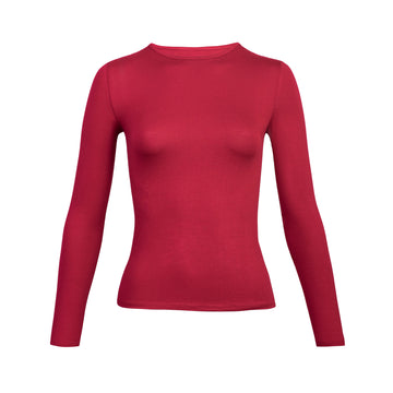 Polo Básico Vinca Cuello Redondo Vino