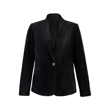 Saco Corduroy Rodinca Negro