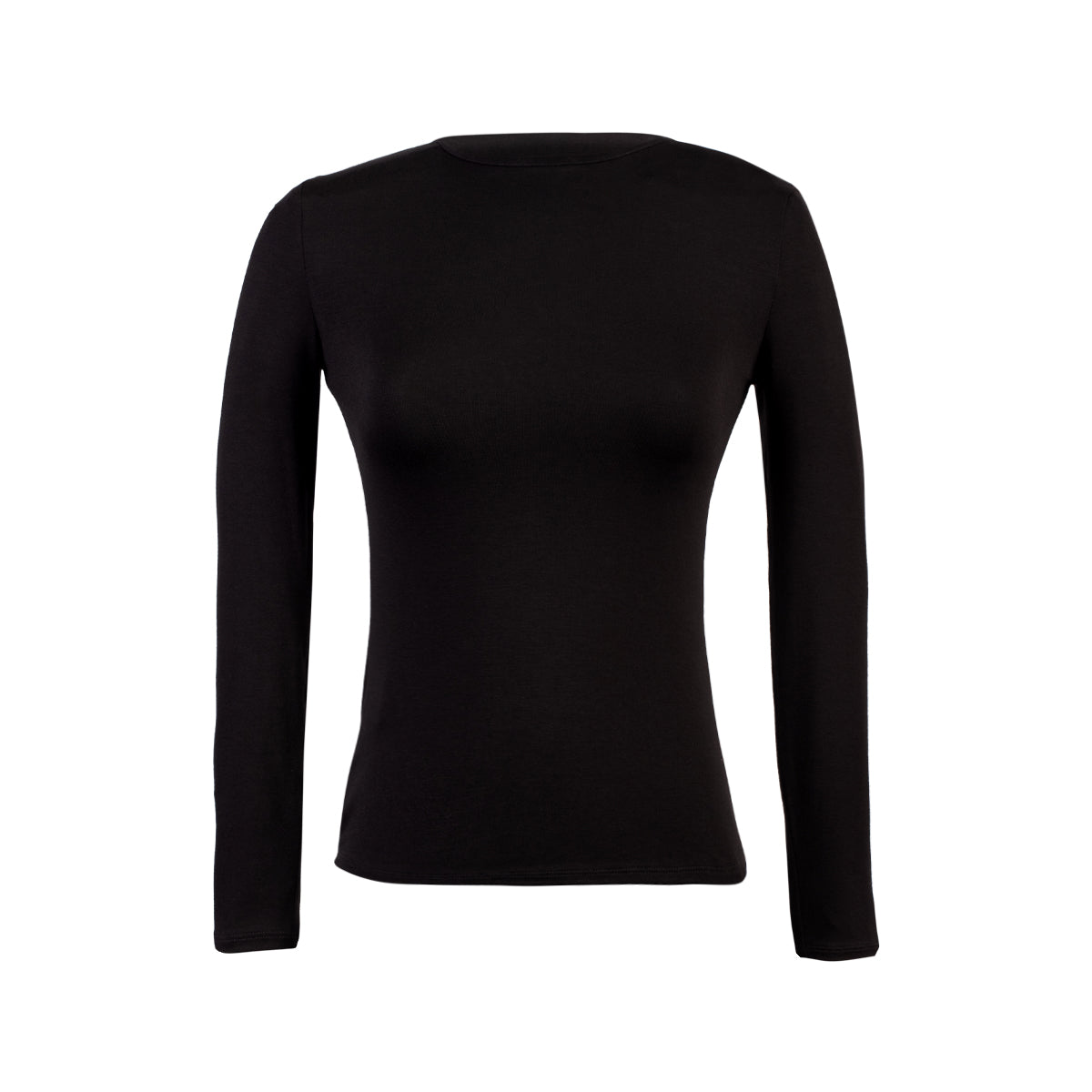 POLO M/L CUELLO REDONDO USAMBARA NEGRO