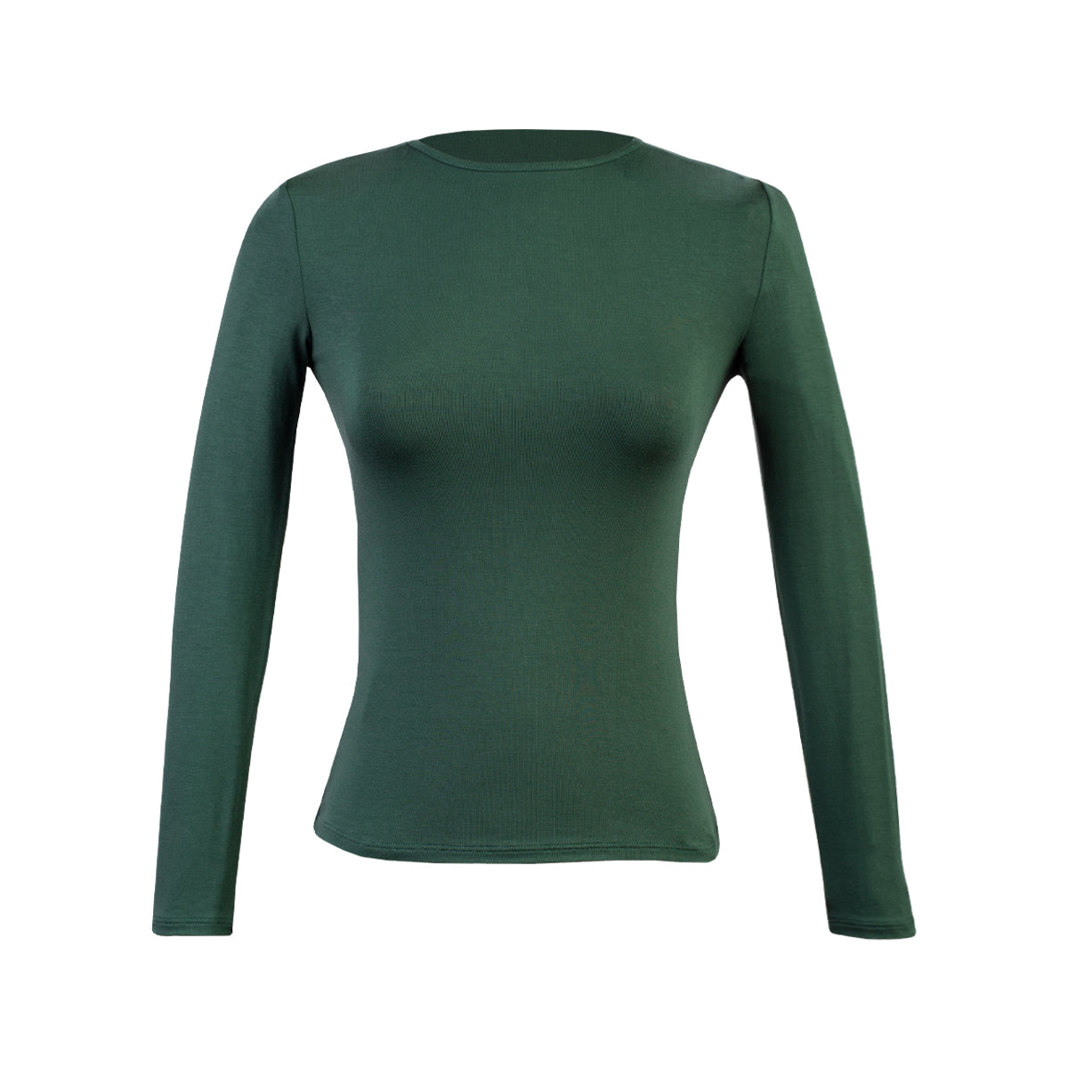 POLO M/L CUELLO REDONDO USAMBARA VERDE