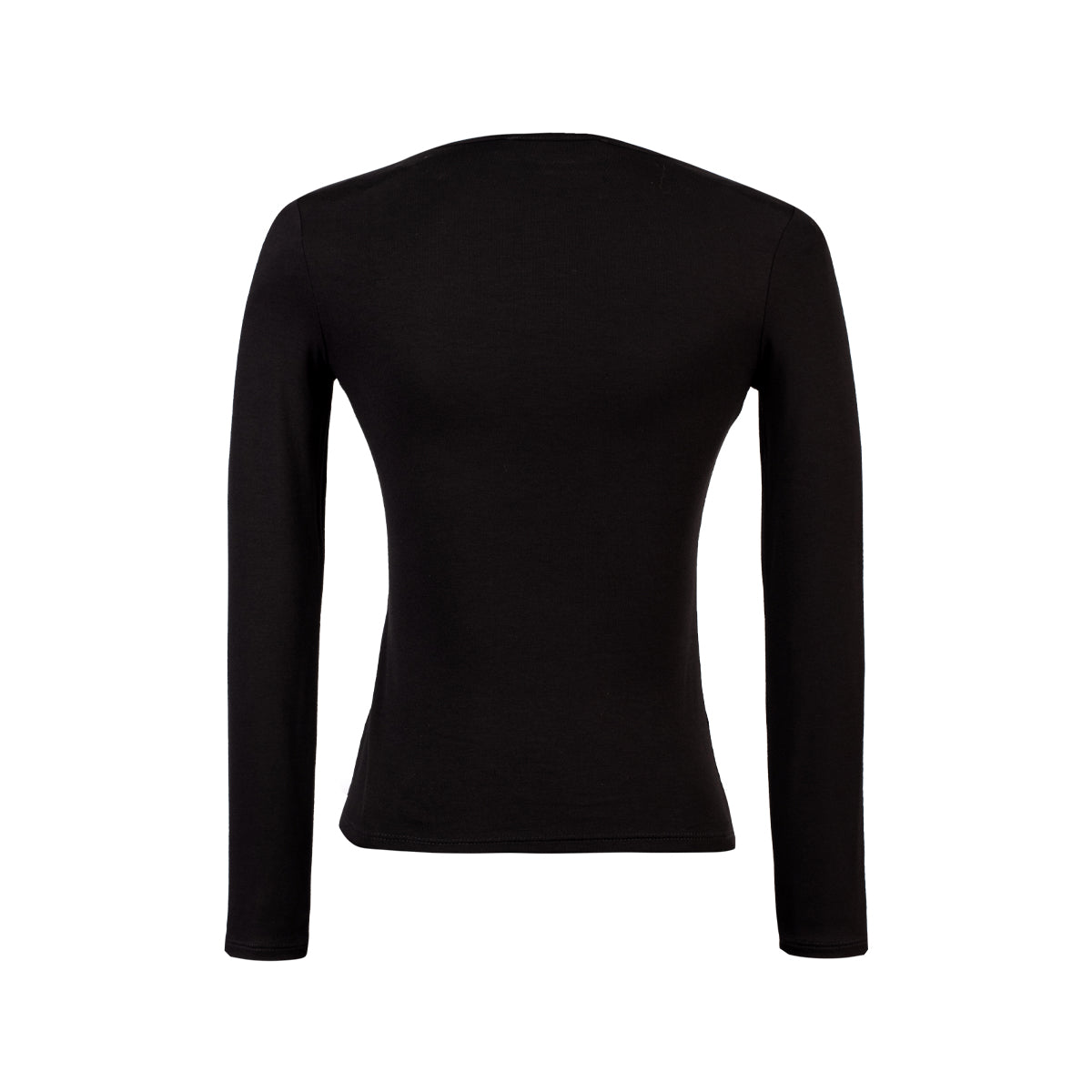 POLO M/L CUELLO V USAMBARA NEGRO