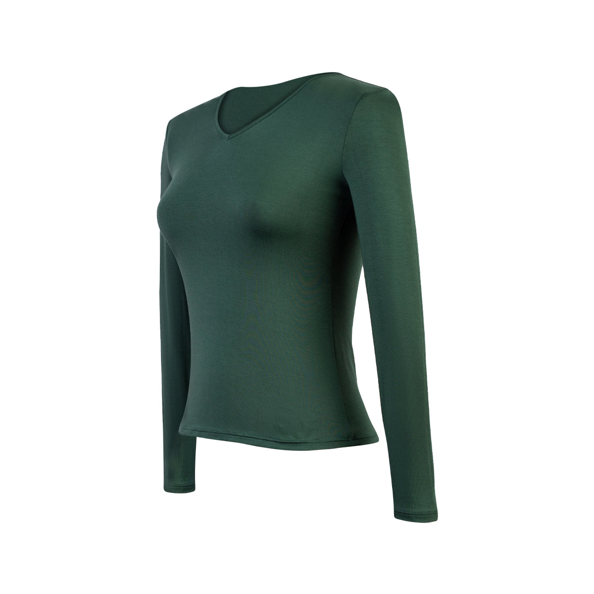POLO M/L CUELLO V USAMBARA VERDE