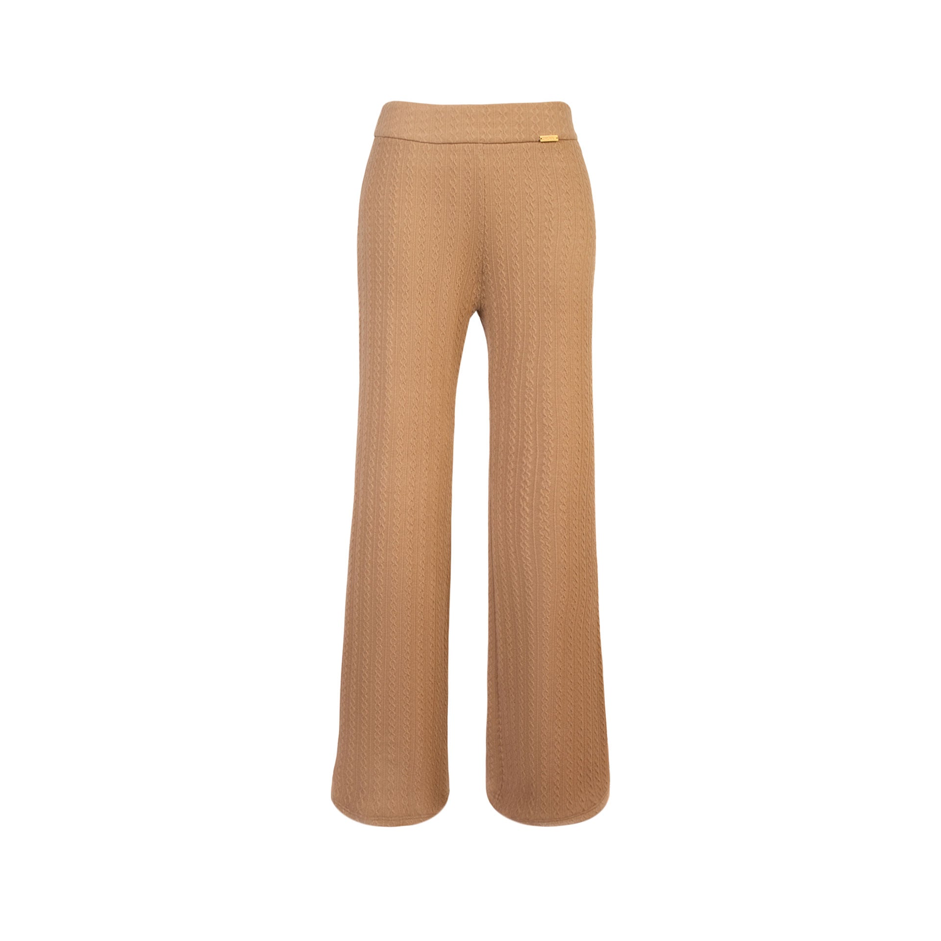 PANTALÓN TEJIDO LATIFA BEIGE