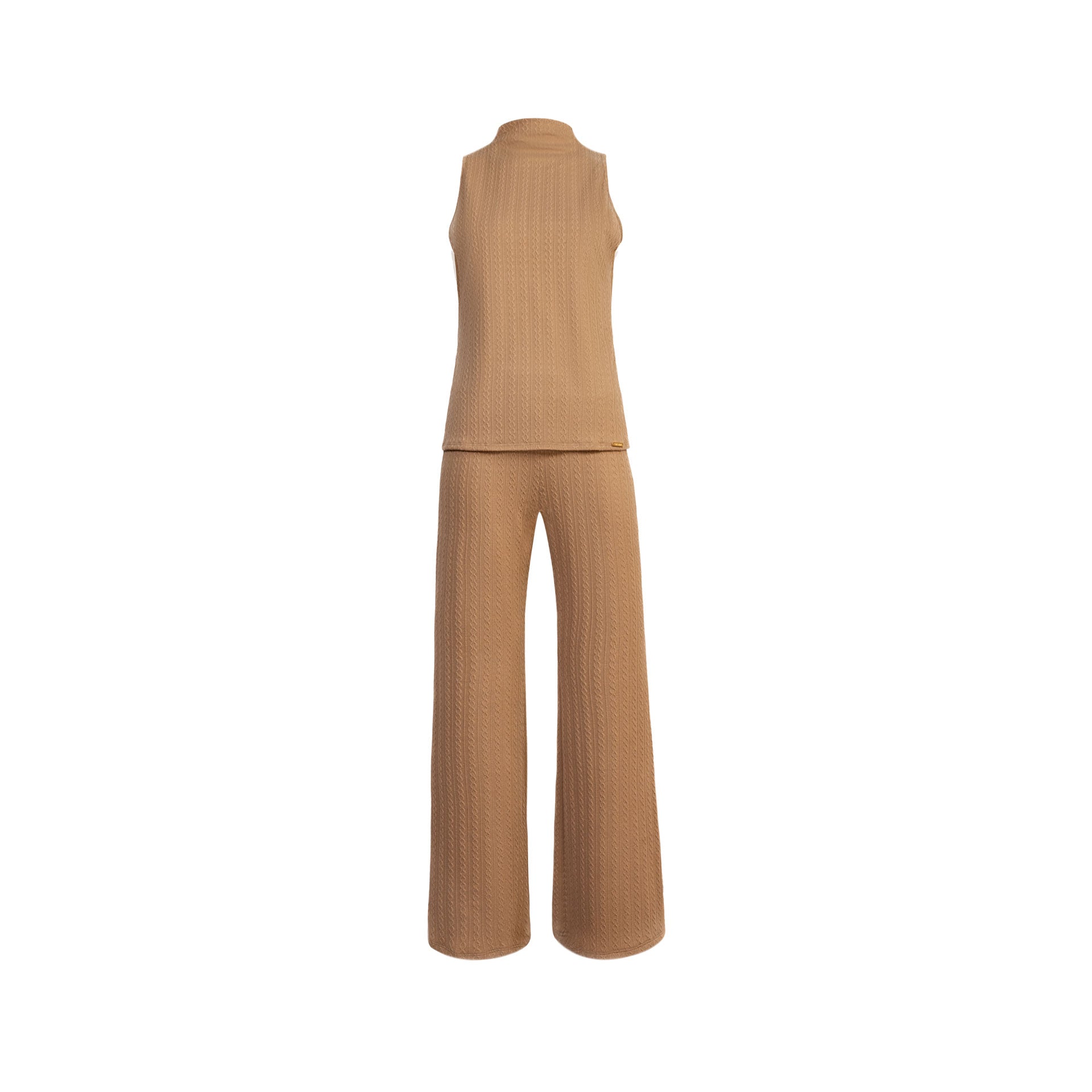 PANTALÓN TEJIDO LATIFA BEIGE