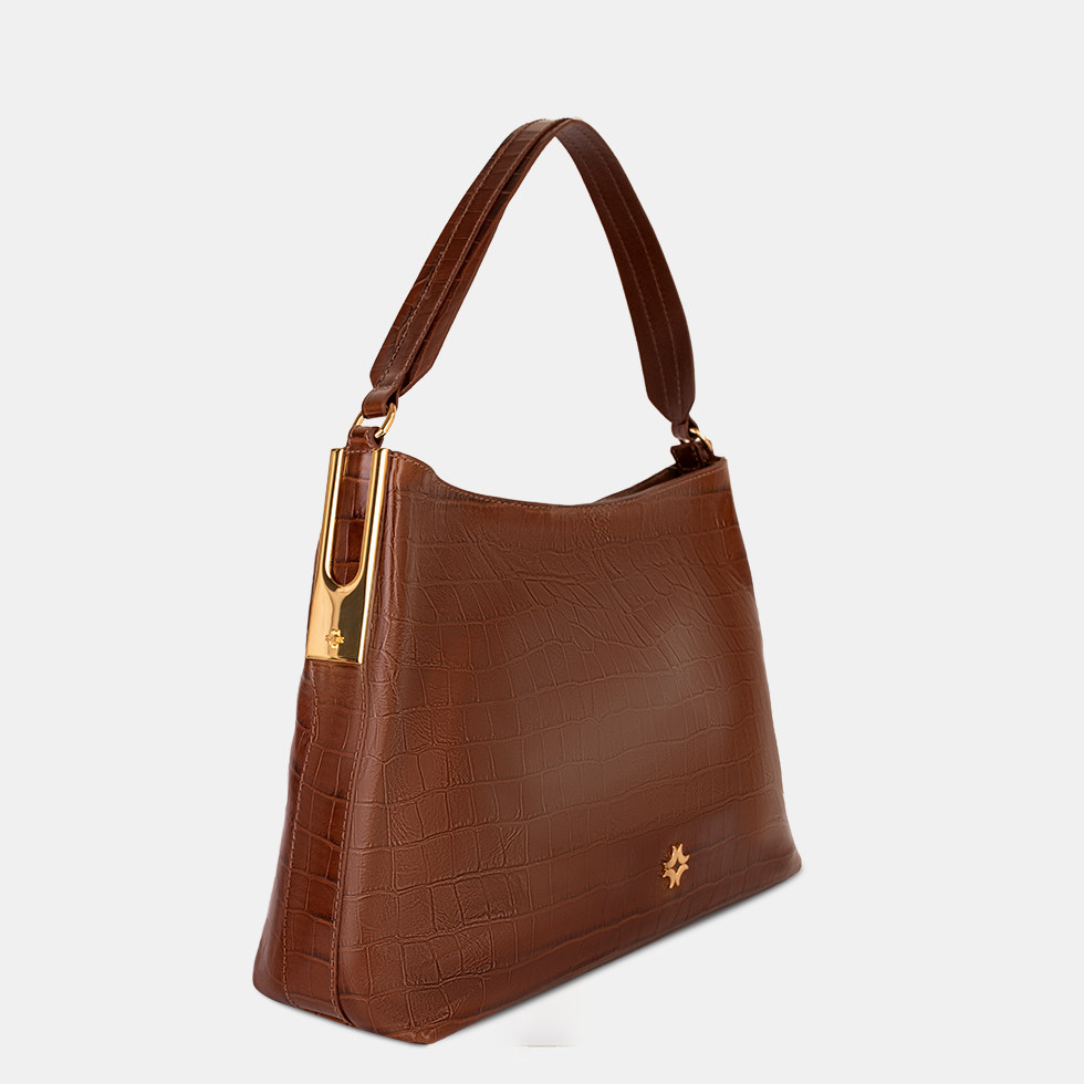 Bolso Hobo Croco-Effect Grande LDL 2000851