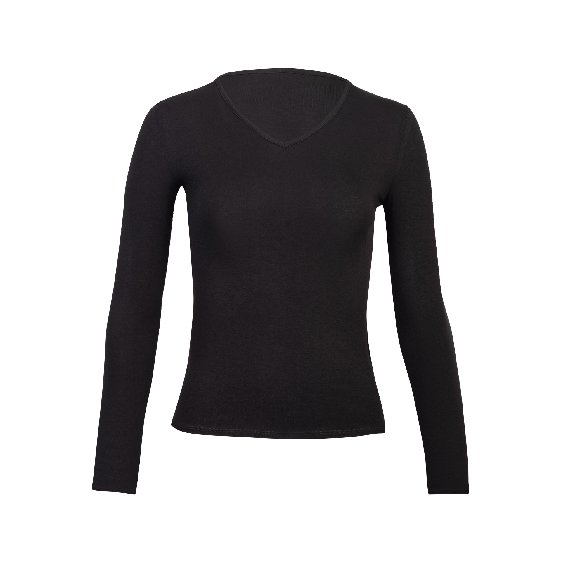 Polo Básico Vinca Cuello V Negro